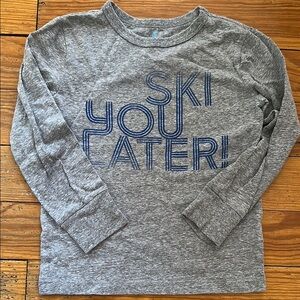 J. Crew Crew Cuts “Ski you later” long sleeve
